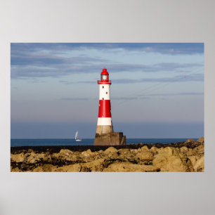 Lighthouses   Beachy Head Lighthouse England Poster