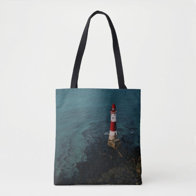 Lighthouses | Beachy Head Lighthouse England Tote Bag (Front)
