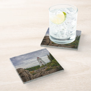 Lighthouses   Big Tub Harbour Tobermory Ontario Glass Coaster