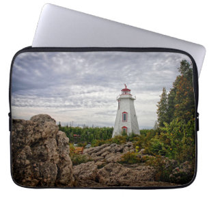 Lighthouses   Big Tub Harbour Tobermory Ontario Laptop Sleeve