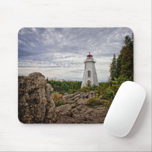 Lighthouses Big Tub Harbour Tobermory Ontario Mouse Pad