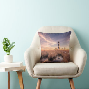 Lighthouses Bodie Island Outerbanks NC Cushion