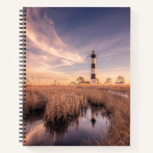 Lighthouses Bodie Island Outerbanks NC Notebook