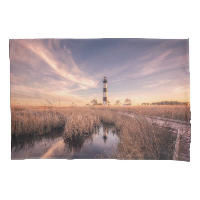 Lighthouses | Bodie Island Outerbanks NC Pillowcase (Front)