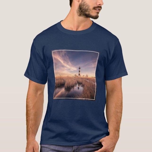 Lighthouses | Bodie Island Outerbanks NC T-Shirt (Front)