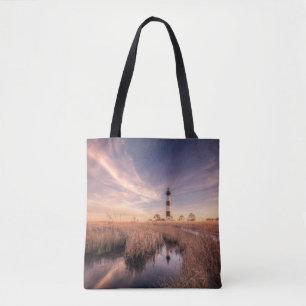 Lighthouses Bodie Island Outerbanks NC Tote Bag