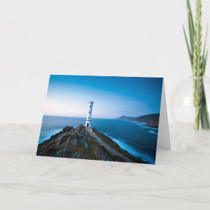 Lighthouses Cabo Home Lighthouse Cangas Spain Card