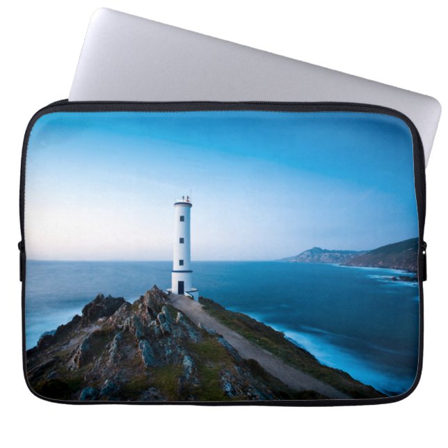 Lighthouses | Cabo Home Lighthouse Cangas Spain Laptop Sleeve (Front)