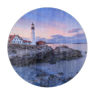 Lighthouses   Cape Elizabeth, Maine Cutting Board