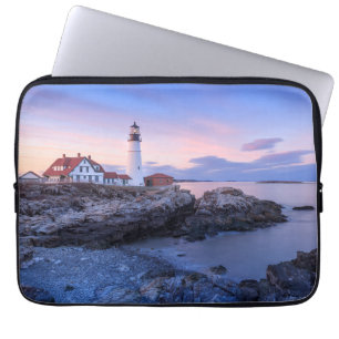 Lighthouses Cape Elizabeth, Maine Laptop Sleeve