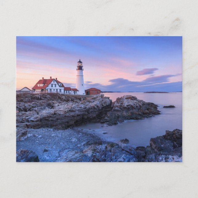Lighthouses | Cape Elizabeth, Maine Postcard (Front)