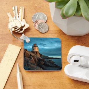Lighthouses   Castle Hill Lighthouse Key Ring