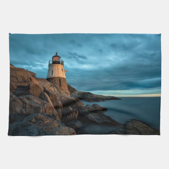 Lighthouses | Castle Hill Lighthouse Tea Towel (Horizontal)