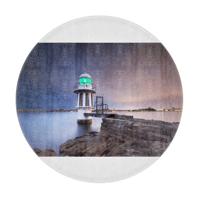 Lighthouses | Cremorne Point Lighthouse Australia Cutting Board (Front)