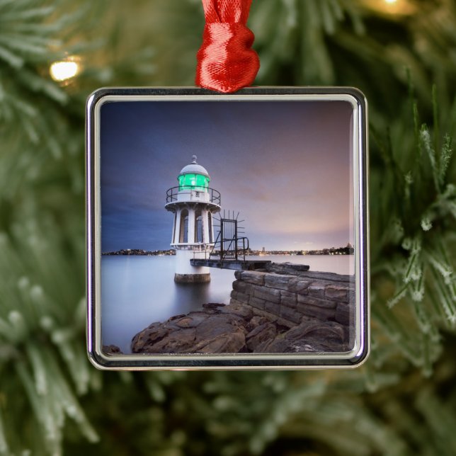 Lighthouses | Cremorne Point Lighthouse Australia Metal Tree Decoration (Tree)