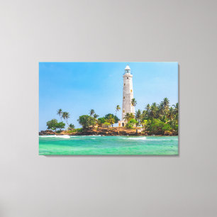 Lighthouses Dewundara Sri Lanka Canvas Print