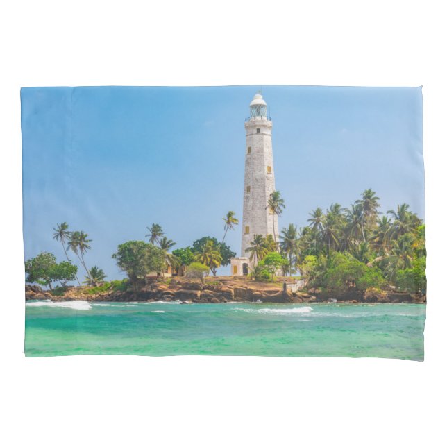 Lighthouses | Dewundara Sri Lanka Pillowcase (Front)
