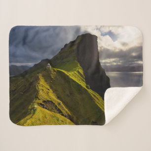 Lighthouses Faroe Islands Denmark Sherpa Blanket