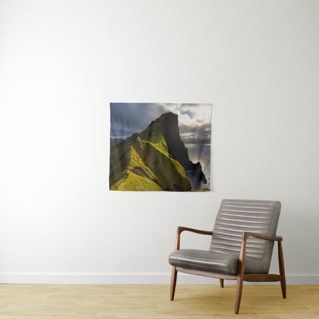 Lighthouses | Faroe Islands Denmark Tapestry (In Situ (Horizontal))