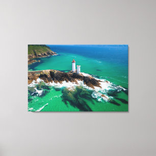 Lighthouses Finistère Brest Bretagne Lighthouse Canvas Print