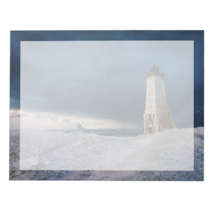 Lighthouses   Frankfort Lighthouse Lake Michigan Notepad