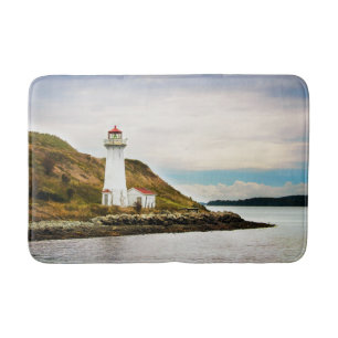 Lighthouses Georges Island Lighthouse Bath Mat