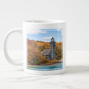 Lighthouses   Grand Island East Channel Light Large Coffee Mug