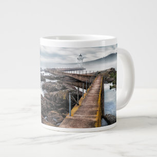 Lighthouses Grand Marais Lighthouse Minnesota Large Coffee Mug