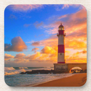 Lighthouses   Itapuã Brazil Lighthouse Coaster