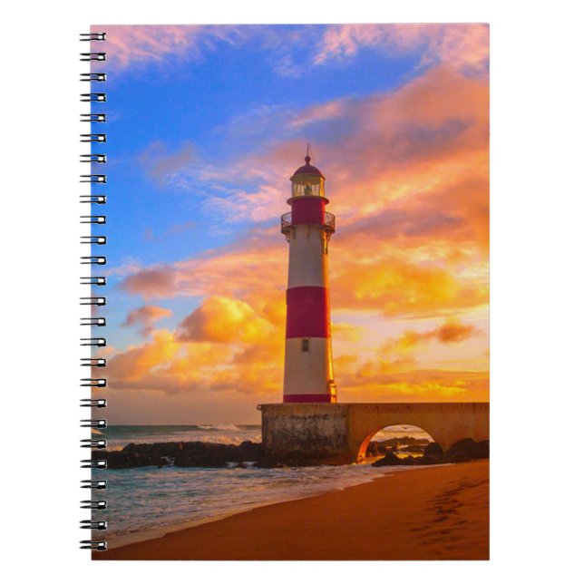 Lighthouses | Itapuã Brazil Lighthouse Notebook (Front)