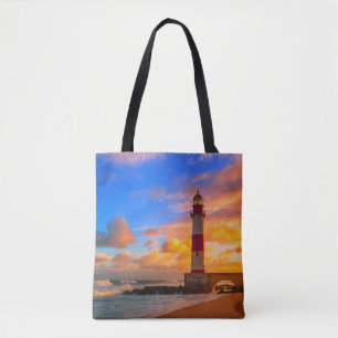 Lighthouses   Itapuã Brazil Lighthouse Tote Bag