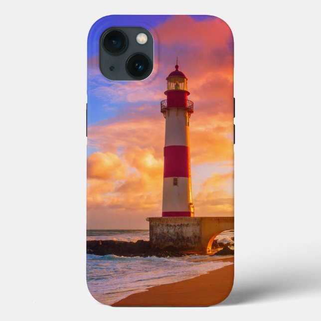 Lighthouses | Itapuã Lighthouse Bahia Brazil Case-Mate iPhone Case (Back)