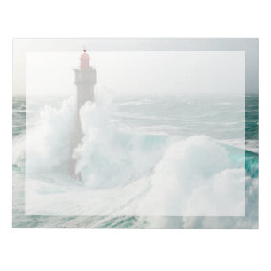 Lighthouses Jument Lighthouse Ouessant France Notepad