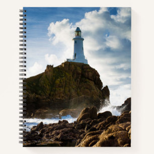 Lighthouses La Corbière Channel Islands Notebook
