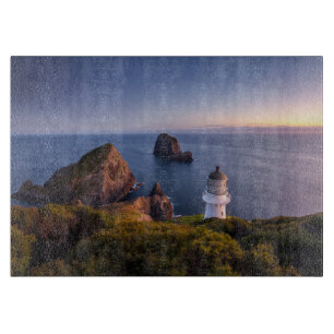 Lighthouses   Lighthouse Cape Brett New Zealand Cutting Board