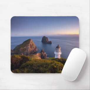 Lighthouses   Lighthouse Cape Brett New Zealand Mouse Pad