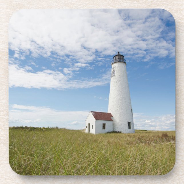 Lighthouses | Lighthouse Massachusetts Coaster (Front)