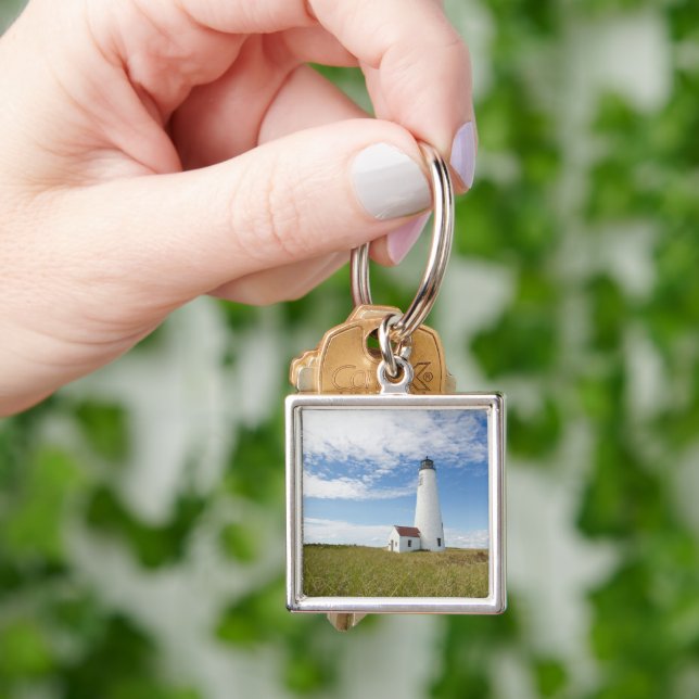 Lighthouses | Lighthouse Massachusetts Key Ring (Hand)