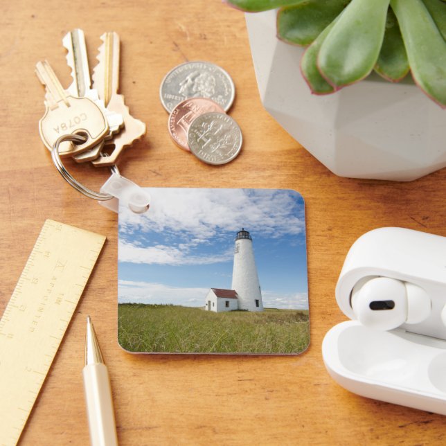 Lighthouses | Lighthouse Massachusetts Key Ring (Desk)