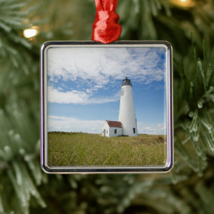 Lighthouses Lighthouse Massachusetts Metal Tree Decoration