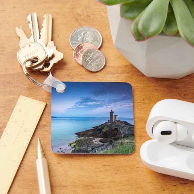 Lighthouses | Lighthouse Plouzané France Key Ring (Desk)