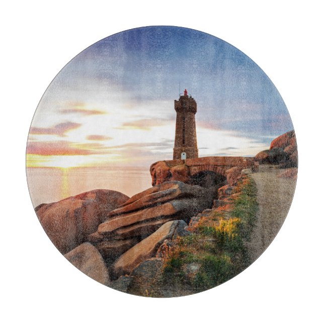 Lighthouses | Mean Ruz Lighthouse Cutting Board (Front)