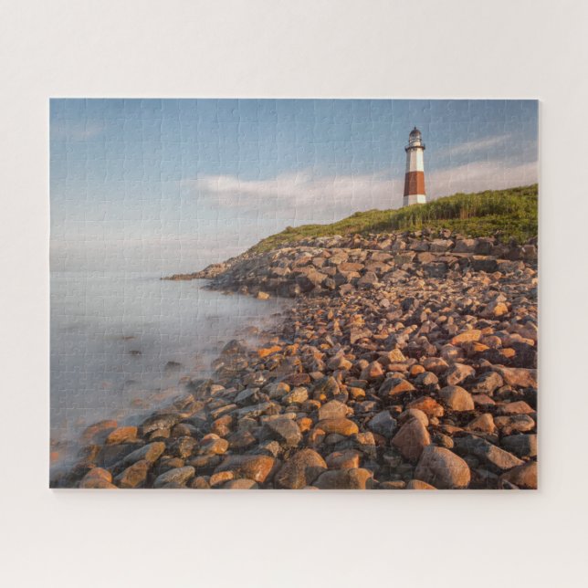 Lighthouses | Montauk Point Long Island Jigsaw Puzzle (Horizontal)