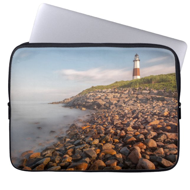 Lighthouses | Montauk Point Long Island Laptop Sleeve (Front)