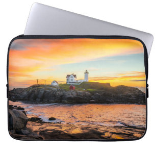 Lighthouses Nubble Lighthouse Maine Laptop Sleeve