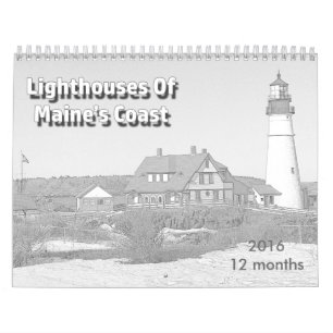 Lighthouses Of Maine's Coast Calendar