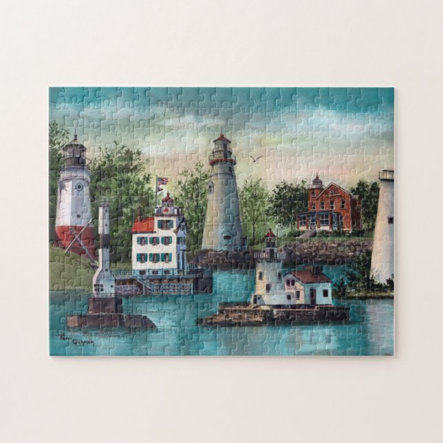 Lighthouses of Ohio Puzzle (Horizontal)