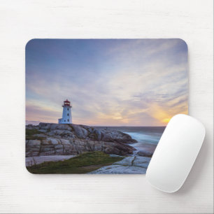 Lighthouses   Peggy's Cove Lighthouse Nova Scotia Mouse Pad