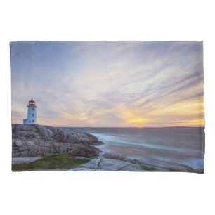 Lighthouses Peggy's Cove Lighthouse Nova Scotia Pillowcase