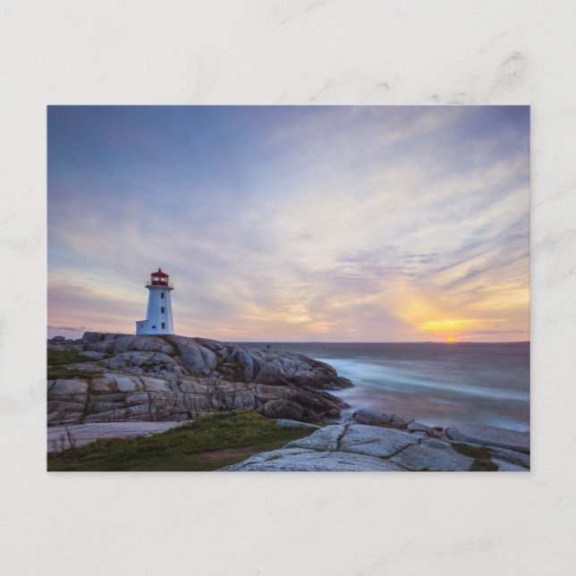 Lighthouses | Peggy's Cove Lighthouse Nova Scotia Postcard (Front)